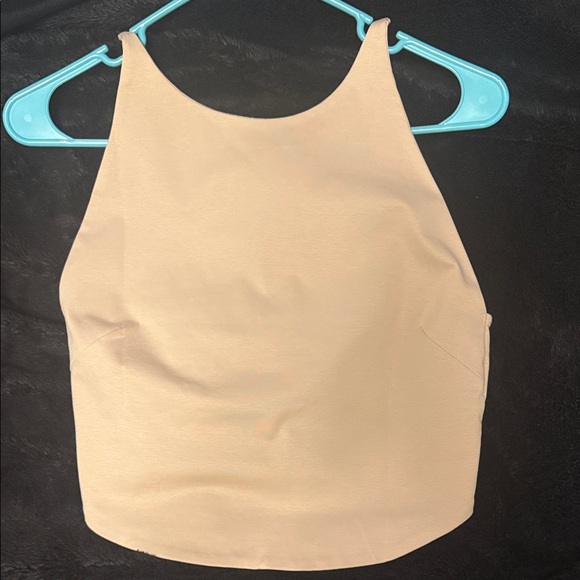 Zara Tops - Zara halter tank top- Beige- BNWT